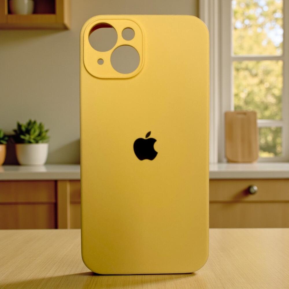 Силиконовый чехол Protective для Apple iPhone 14 Желтый