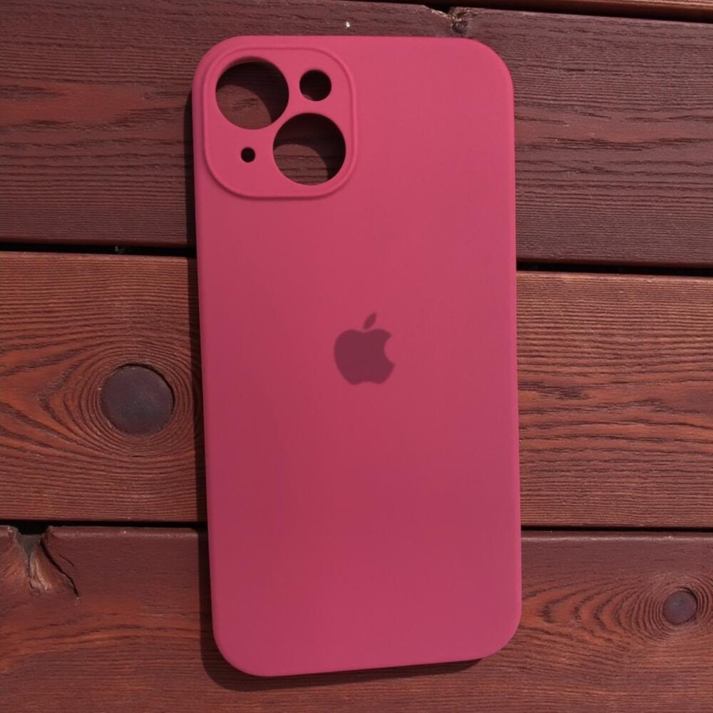 Силиконовый чехол Protective для Apple iPhone 14 Красная роза\Rose Red