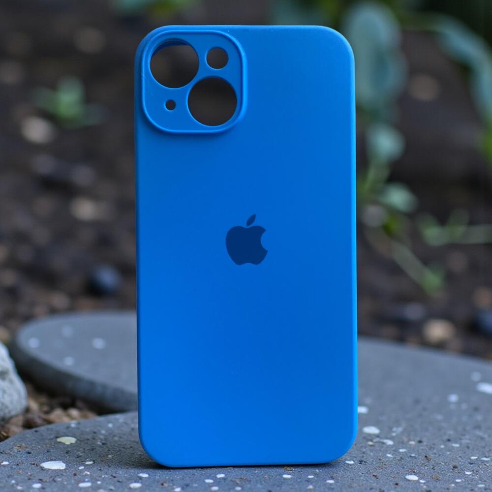 Силиконовый чехол Protective для Apple iPhone 14 Синий