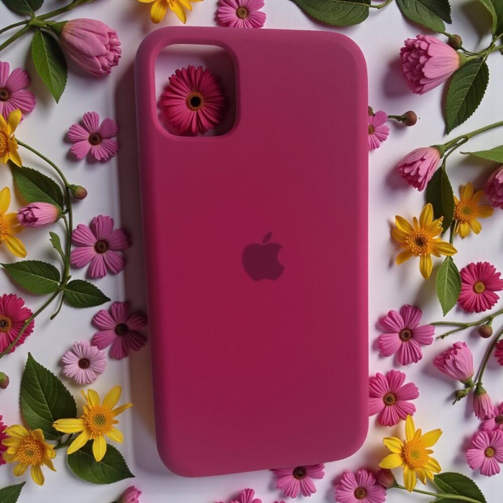 Силиконовый чехол Protective для Apple iPhone 11 Rose Red