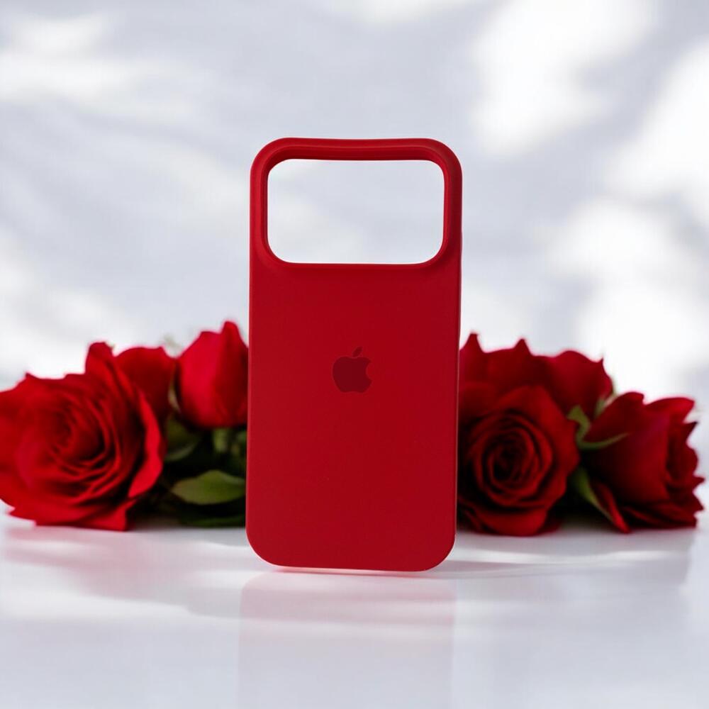 Силиконовый чехол Protective для Apple iPhone 17 Pro Red