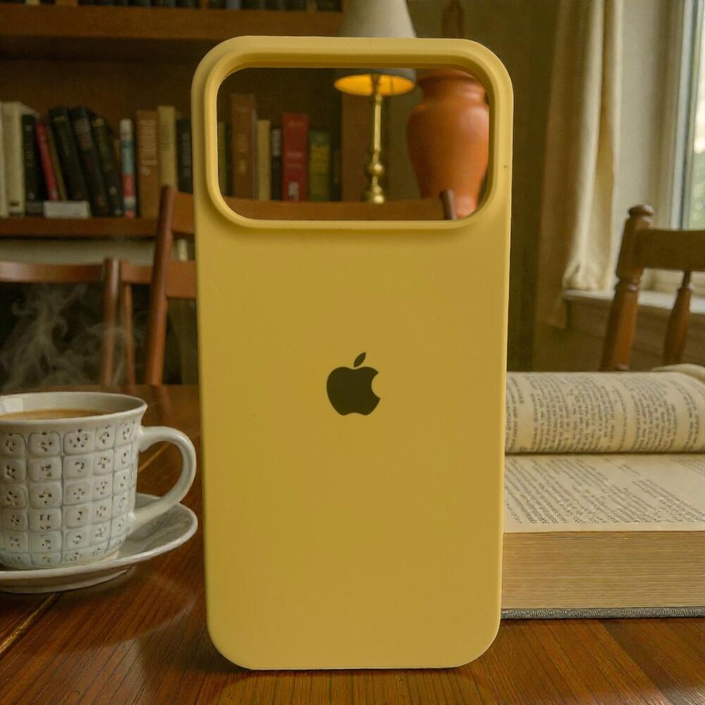 Силиконовый чехол Protective для Apple iPhone 17 Pro Max Yellow