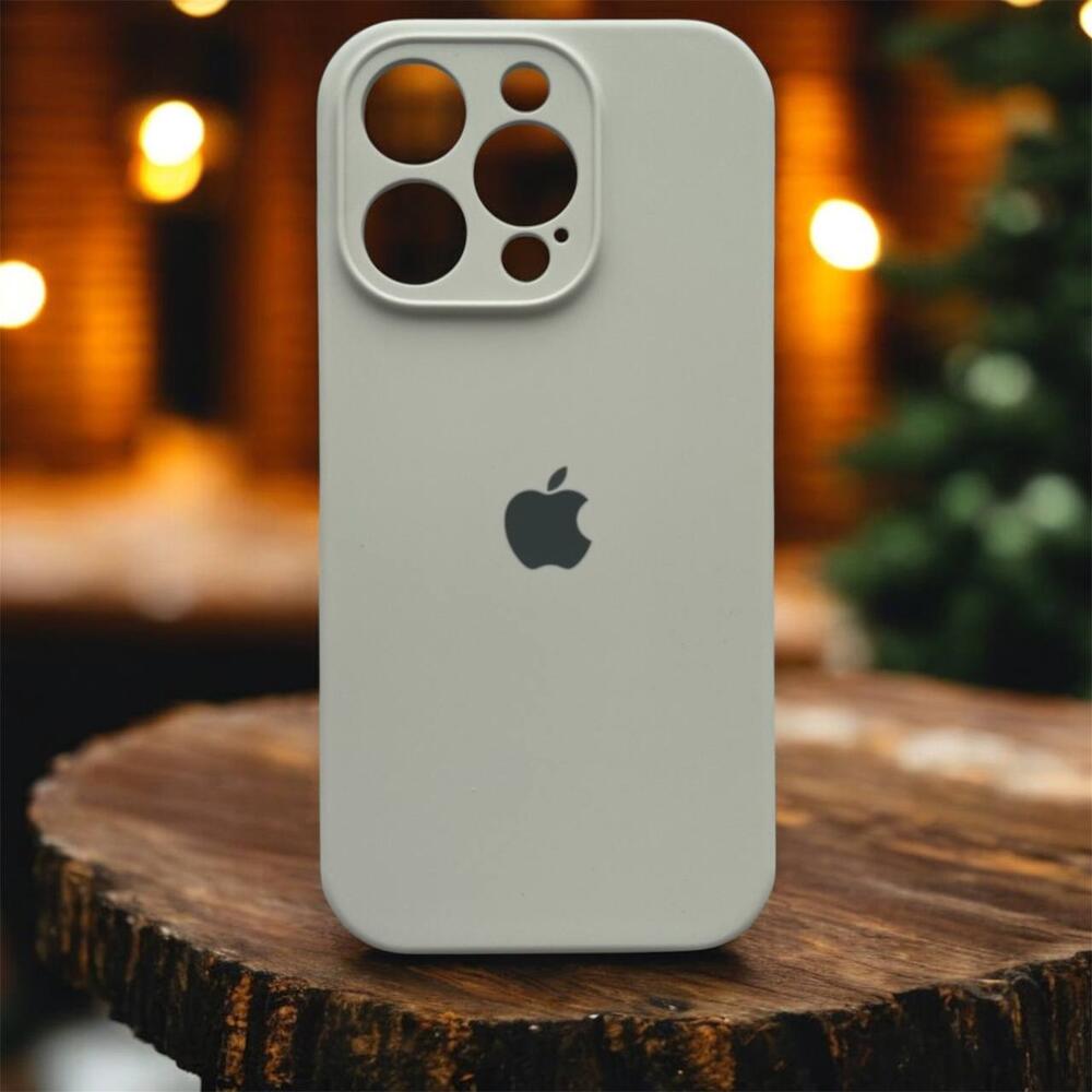 Силиконовый чехол Protective для Apple iPhone 16 Pro White