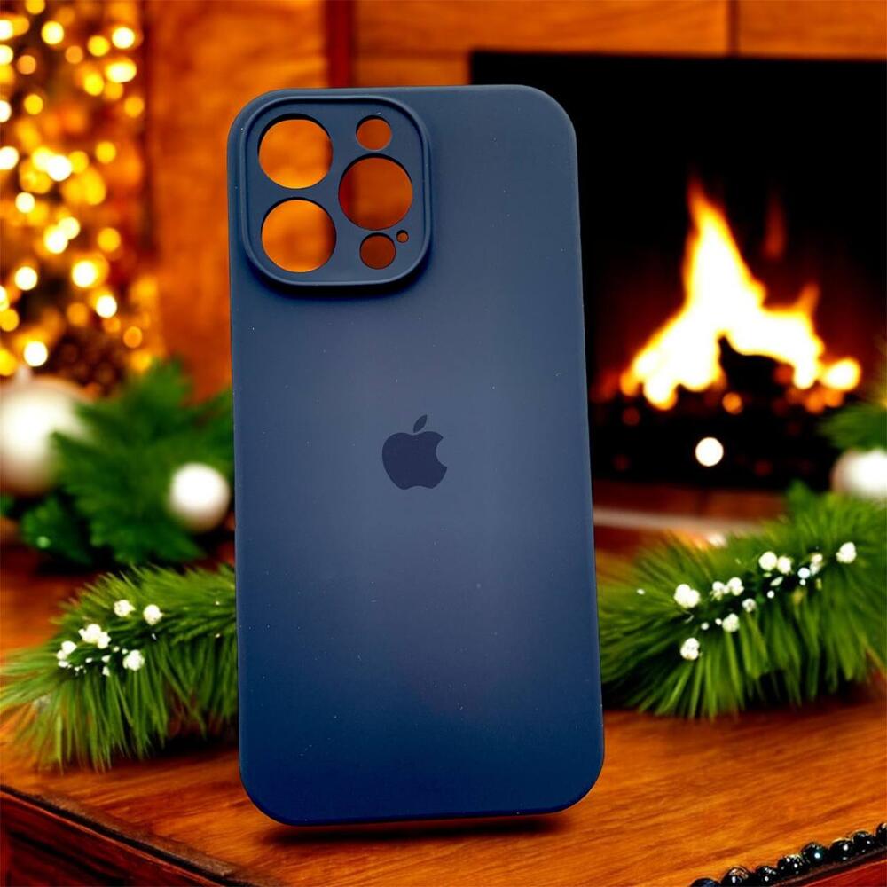 Силиконовый чехол Protective для Apple iPhone 16 Pro Max Midnight  blue