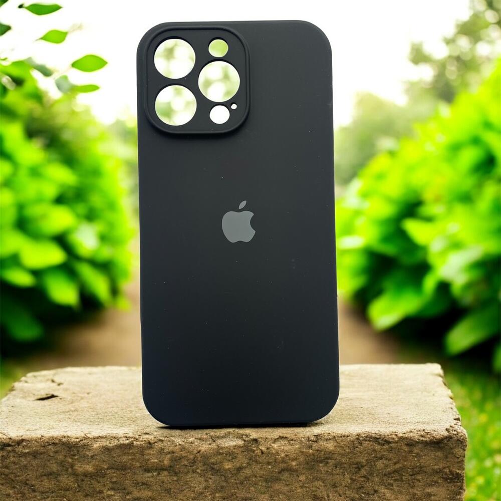 Силиконовый чехол Protective для Apple iPhone 15 Pro Black