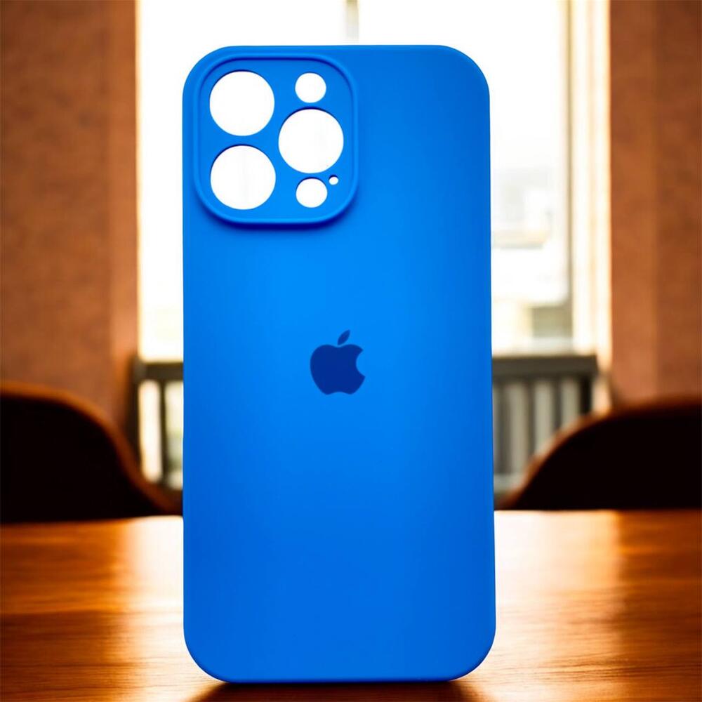 Силиконовый чехол Protective для Apple iPhone 14 Pro Capri Blue