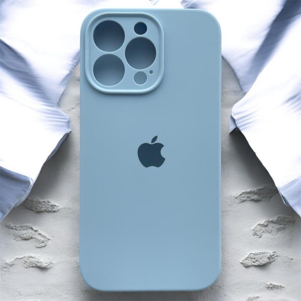 Силиконовый чехол Protective для Apple iPhone 15 Pro Max Sweet Blue