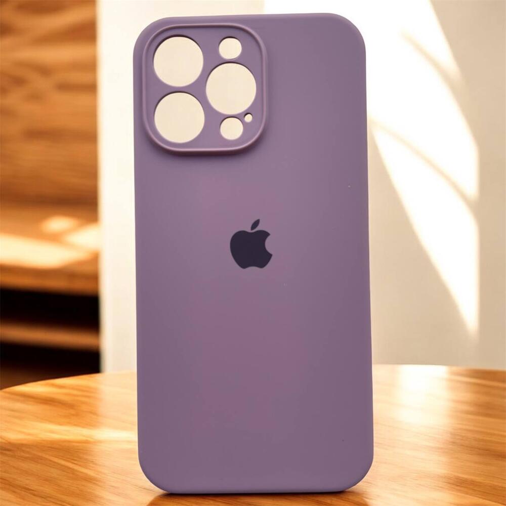 Силиконовый чехол Protective для Apple iPhone 15 Pro Max Lilac Pride