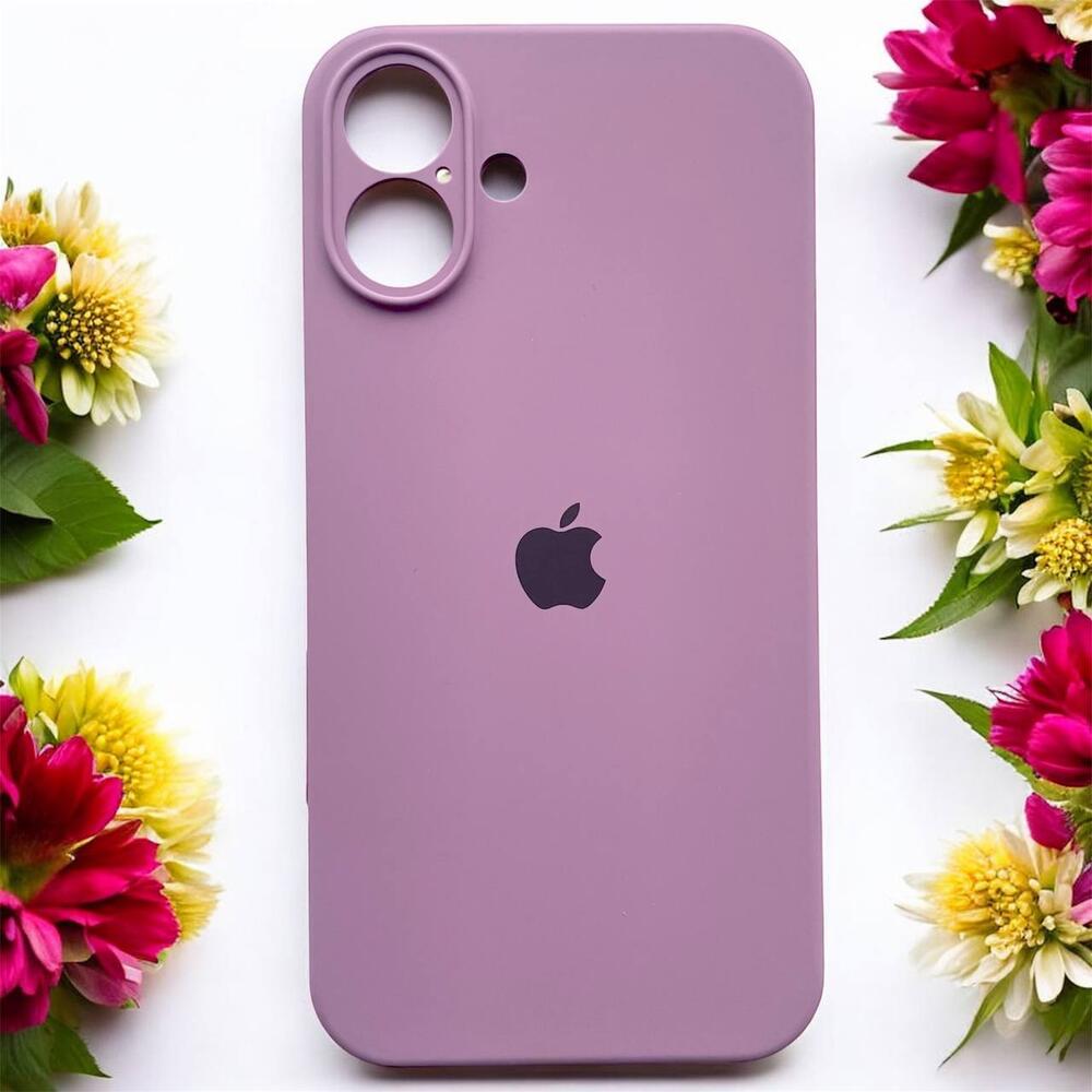 Силиконовый чехол Protective для Apple iPhone 16 Plus Lilac Pride