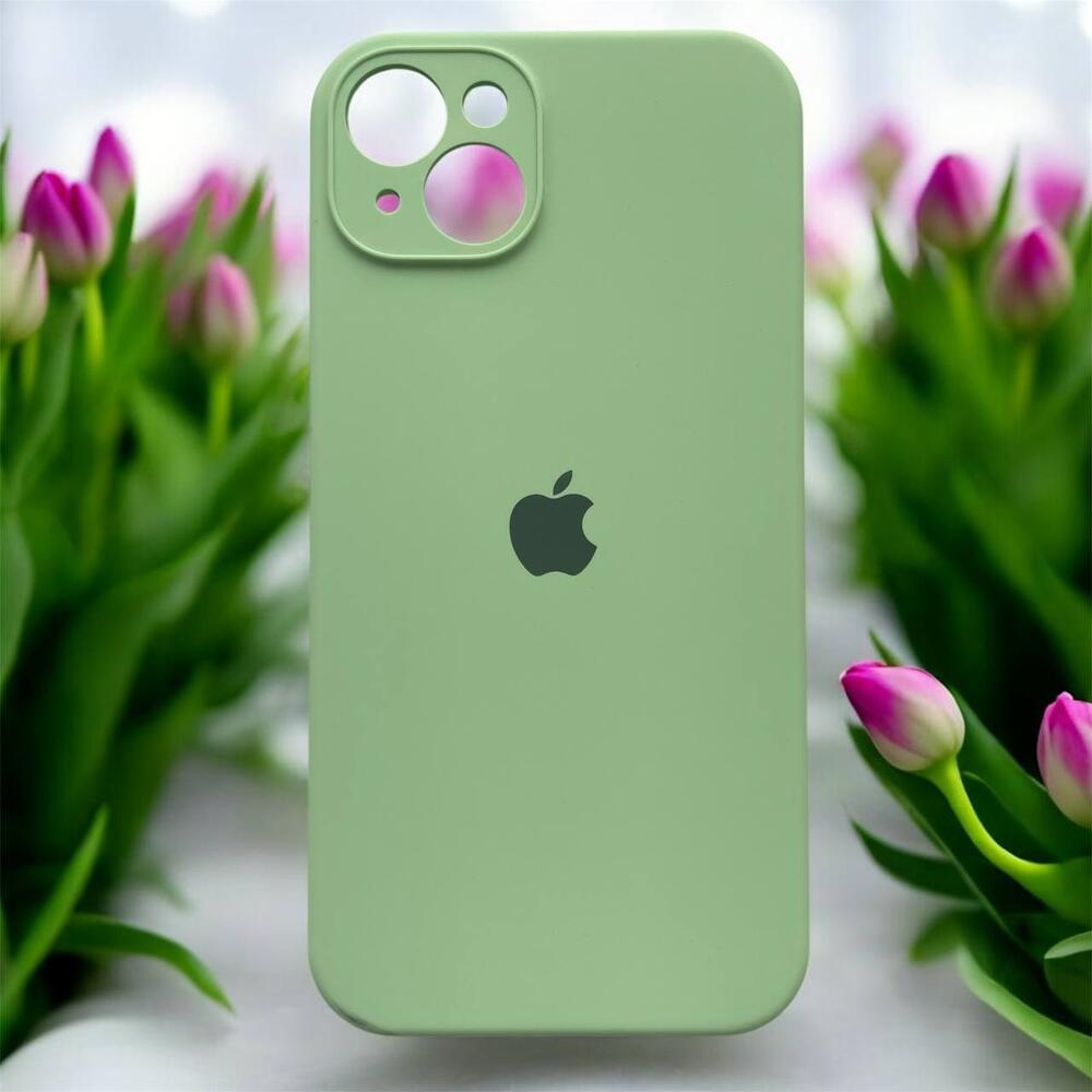 Силиконовый чехол Protective для Apple iPhone 15 Mint