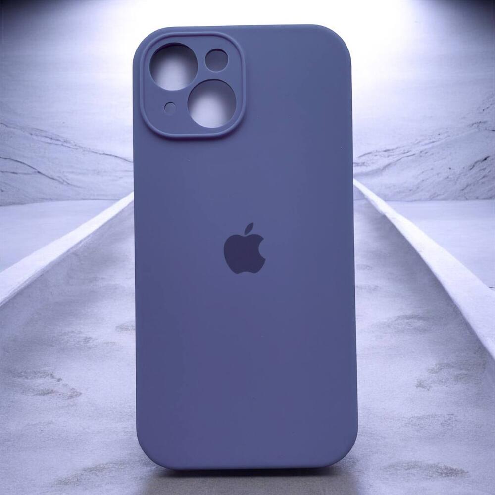 Силиконовый чехол Protective для Apple iPhone 15 Lavander Gray