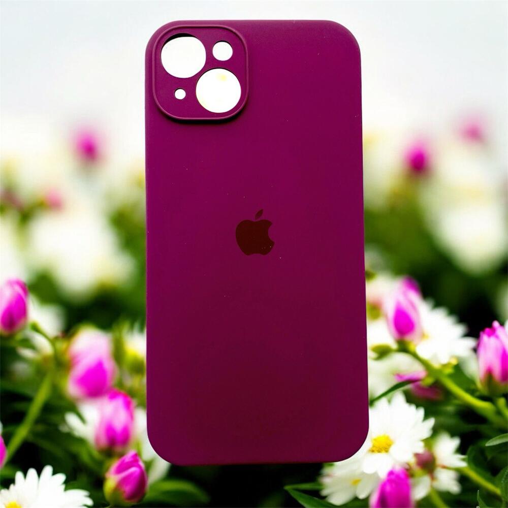Силиконовый чехол Protective для Apple iPhone 15 Rose Red