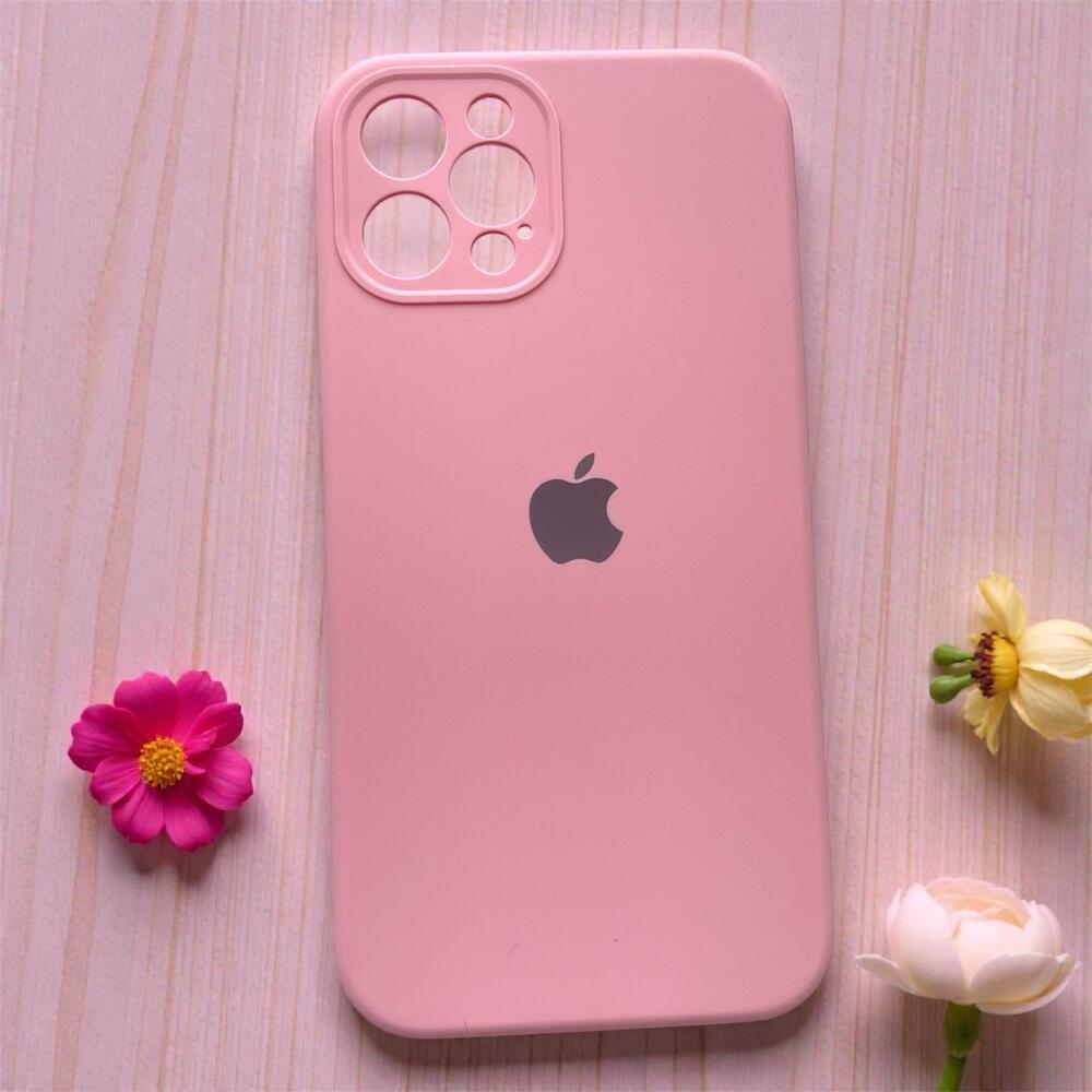 Силиконовый чехол Protective для Apple iPhone 12 Pro Light pink