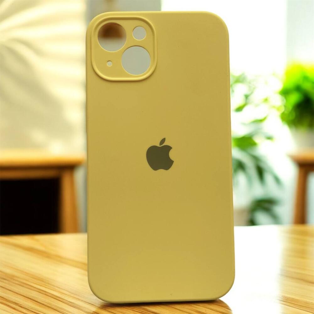 Силиконовый чехол Protective для Apple iPhone 13 Yellow