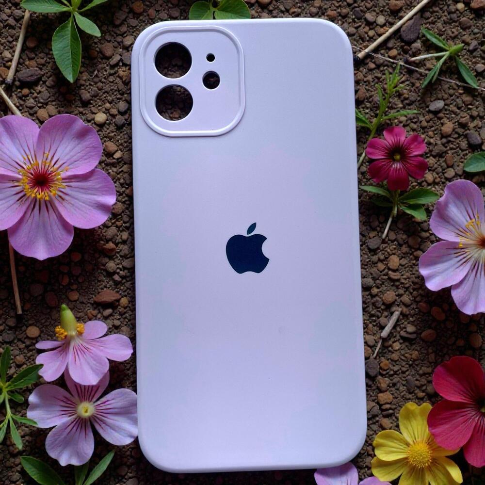 Силиконовый чехол Protective для Apple iPhone 12 Lilac