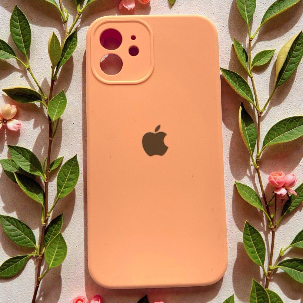 Силиконовый чехол Protective для Apple iPhone 12 Cantaloupe