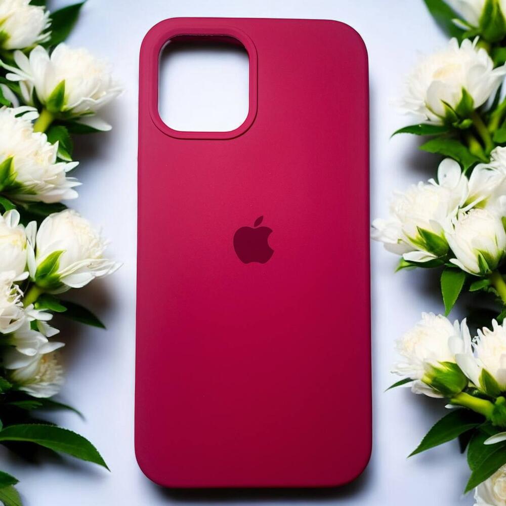 Силиконовый чехол Protective для Apple iPhone 12 Pro Max Rose Red