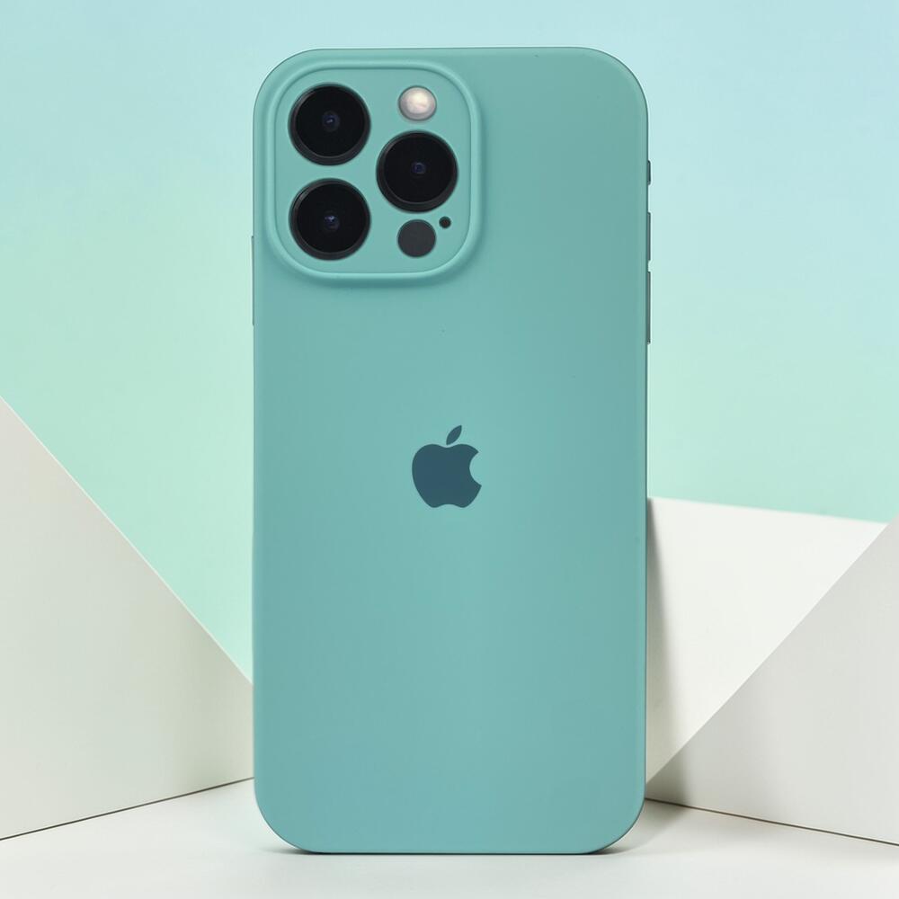 Силиконовый чехол Protective для Apple iPhone 16 Pro Max Marine Green
