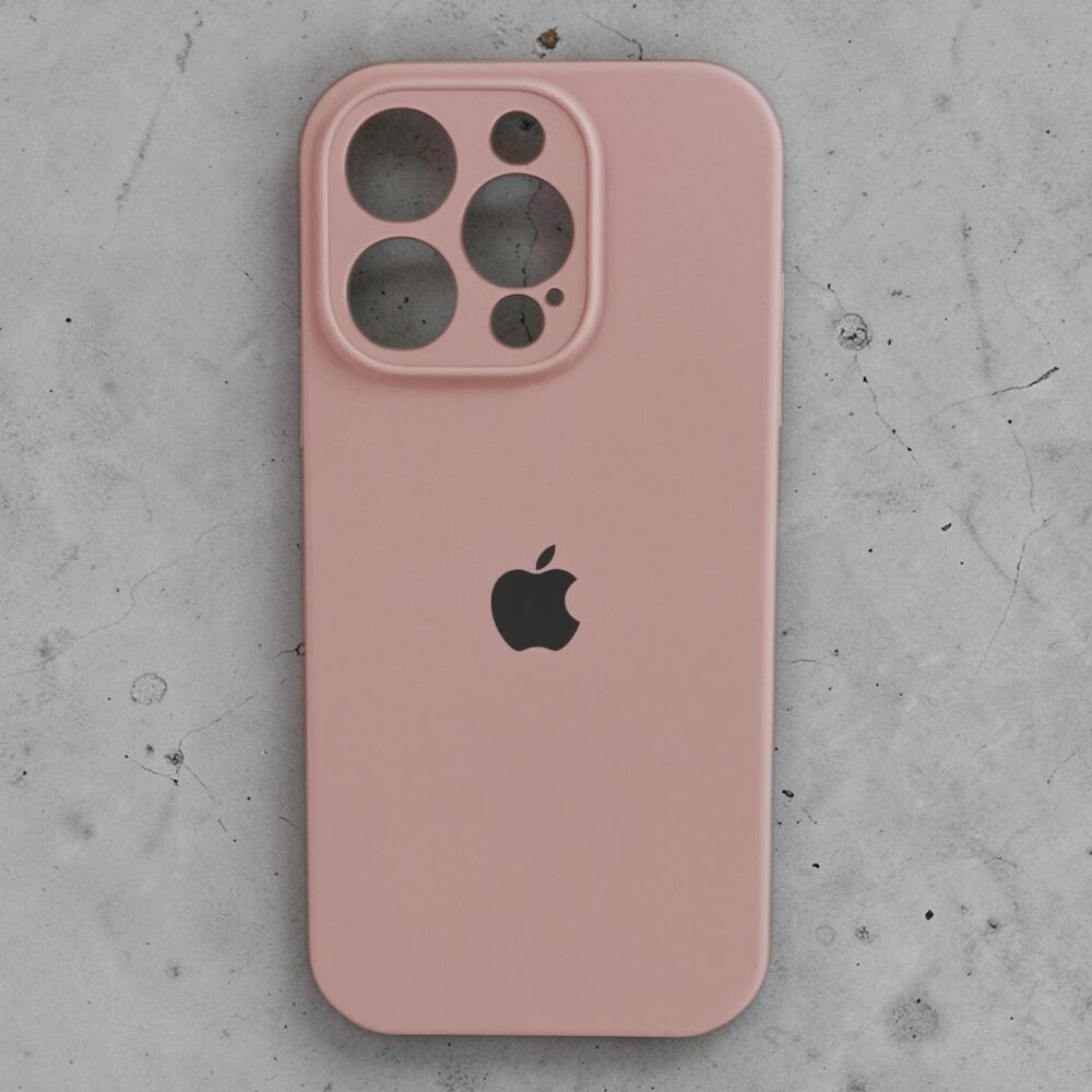 Силиконовый чехол Protective для Apple iPhone 16 Pro Pink Sand