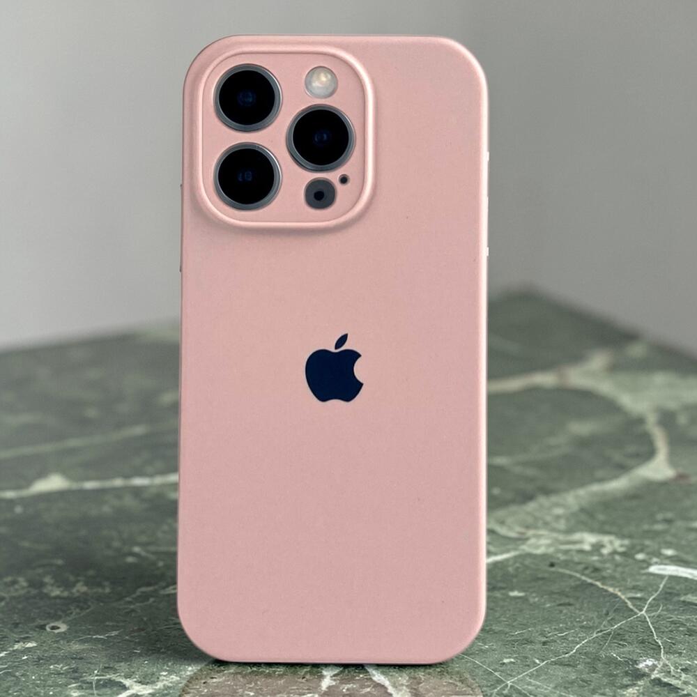 Силиконовый чехол Protective для Apple iPhone 16 Pro Chalk Pink
