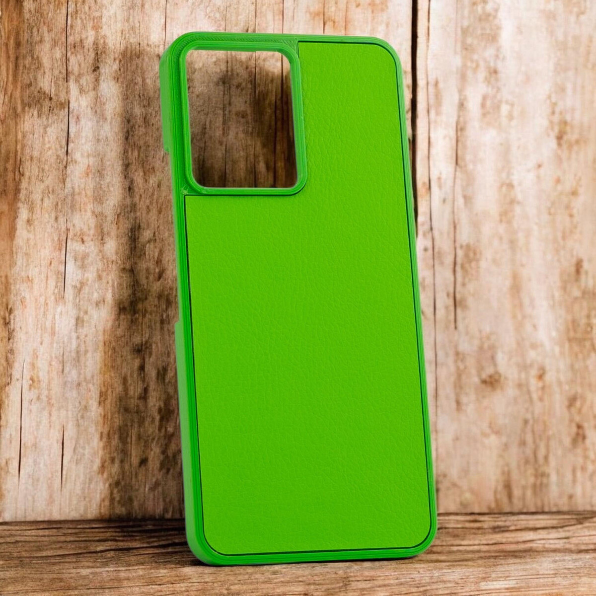 Чехол 3d-Flex на OPPO A5 4G (с накладкой Эко-кожа) Зеленый
