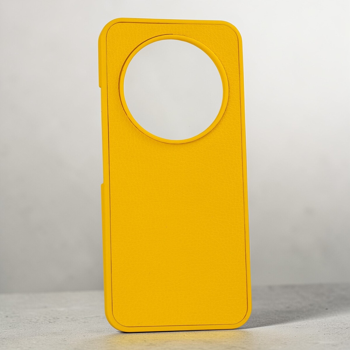 Чехол 3d-Flex на Xiaomi Redmi 14C (с накладкой Эко-кожа) Желтый