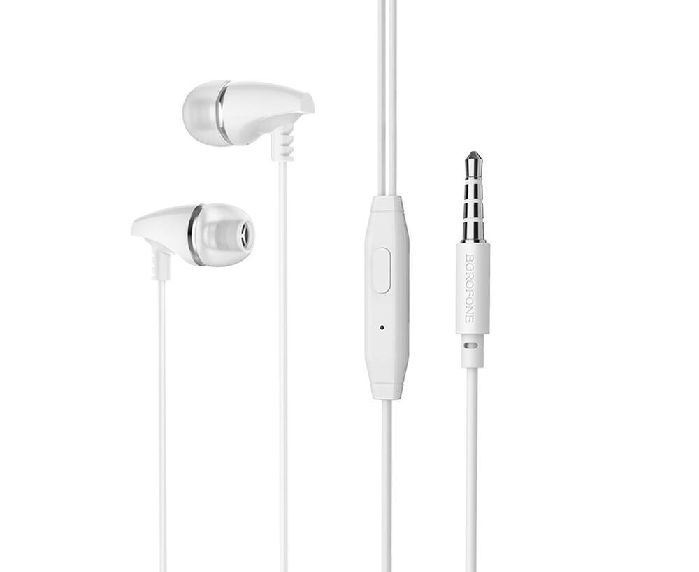 Наушники вакуумные Borofone BM25 белые